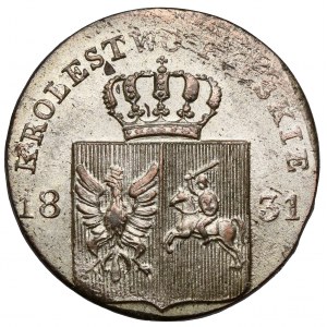 Novemberaufstand, 10 groszy 1831 KG - gebogen - schön