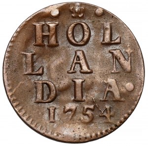 Netherlands, Duit 1754