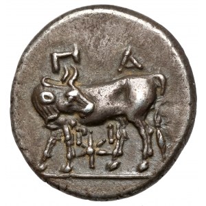 Grécko, Myzia, Parion, Hemidrachma (4. storočie pred n. l.)