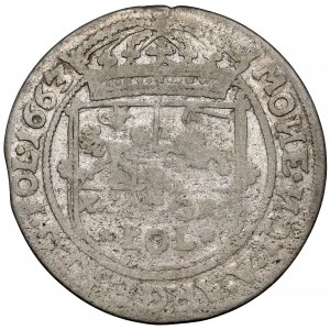 Jan II Kazimír, Tymf Lwów / Krakow 1663 - BEZ iniciálů