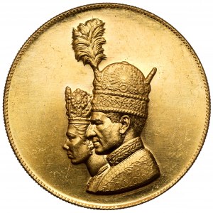 Iran, Mohammad Reza Shah, GOLD Medal 1967 - Coronation
