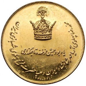 Iran, Mohammad Reza Shah, GOLD Medal 1967 - Coronation