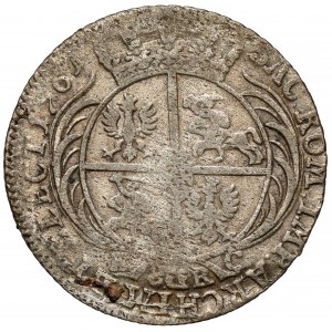 Augustus III. Sachsen, Leipzig zwei Zloty 1761 - sehr seltenes Jahr