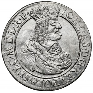 Jan II Kazimír, Ort Gdaňsk 1662 DL - lev ve štítu