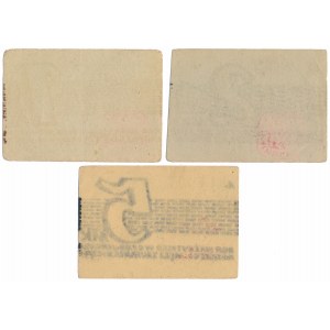 Oflag VII A Murnau, 1, 2 a 5 značek 1944 (3ks)