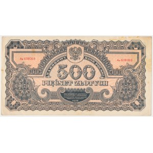 500 PLN 1944 ...dlužíme - Ax