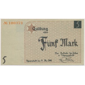 Getto 5 marek 1940 - papier kartonowy