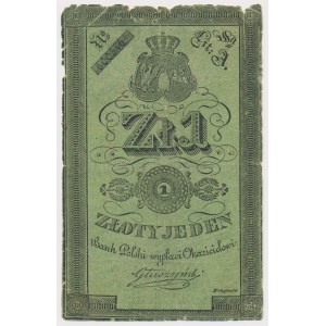 Powstanie Listopadowe, 1 złoty 1831 - Głuszyński
