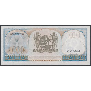 Surinam, 1 000 guldenov 1963