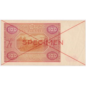 100 zlotých 1946 - SPECIMEN - A