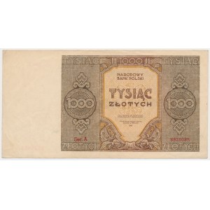 1 000 zlatých 1945 - séria A