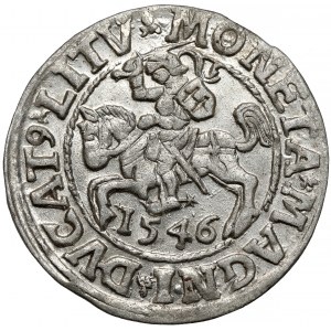 Sigismund II Augustus, halber Pfennig Vilnius 1546 - spät