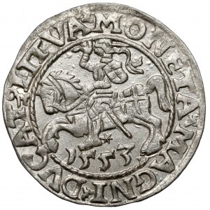 Zikmund II August, půlpenny Vilnius 1553 - vzácnější