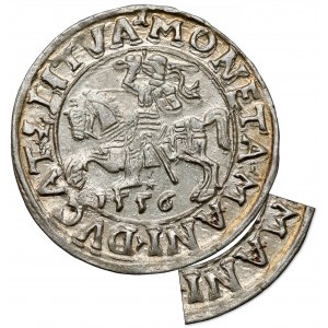Sigismund II Augustus, halber Pfennig Vilnius 1556 - MA_NI Fehler