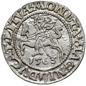 Zikmund II August, pologramotný Vilnius 1563 - malý Pogoń