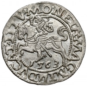 Sigismund II. Augustus, Halbgrosse Vilnius 1563 - Gross Pogoń