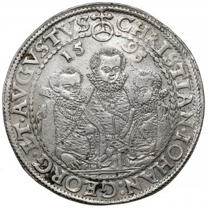 Sasko, Christian II, Johann Georg a August, Thaler 1593 HB