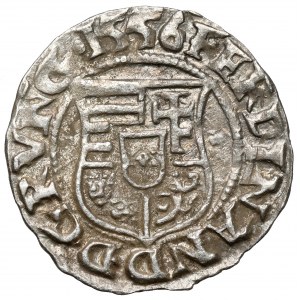 Maďarsko, Ferdinand I., denár 1556 KB