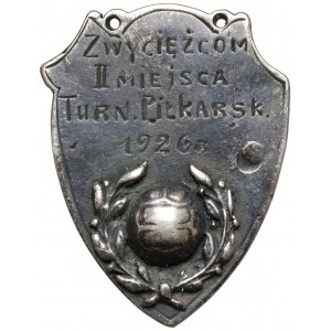 II RP, Preismarke - II m. Fußballturnier 1926, Vilnius