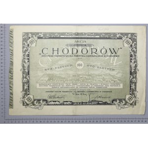 CHODORÓW..., Em.2, 100 zl 1928
