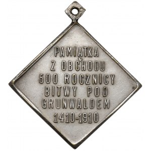 Plakieta, 500. rocznica Bitwy pod Grunwaldem 1910