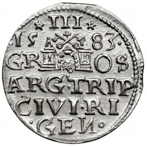 Stefan Batory, Trojak Ryga 1583