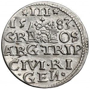 Stefan Batory, Trojak Riga 1583