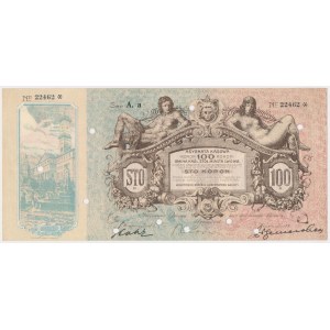 Asygnata kasowa miasta Lwowa na 100 koron 1915