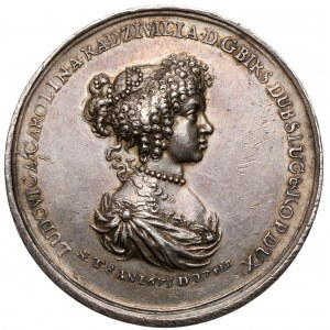 Jan III Sobieski, Medal Ludwika Karolina Radziwiłł 1675 - rzadki