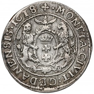 Žigmund III Vasa, Ort Gdansk 1618 - kríž