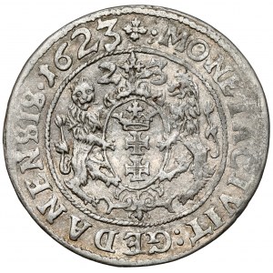 Žigmund III Vasa, Ort Gdansk 1623 - 2x dátum - vzácne