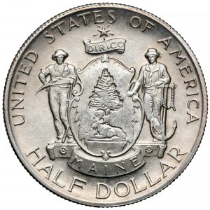 USA, 1/2 Dollar 1920 - Hundertjahrfeier von Maine