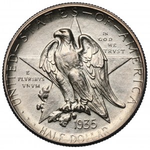 USA, 1/2 Dollar 1935-D - Unabhängigkeit von Texas