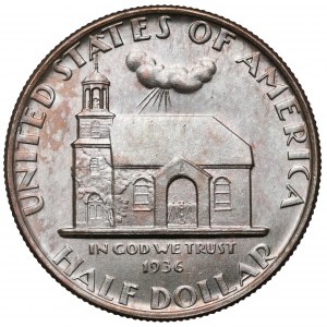 USA, 1/2 Dollar 1936 - Delaware-Hundertjahrfeier