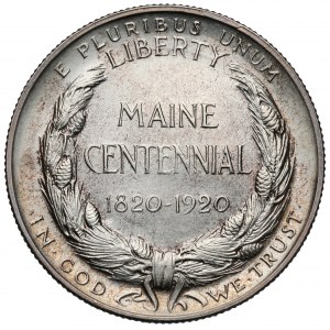 USA, 1/2 Dollar 1920 - Hundertjahrfeier von Maine