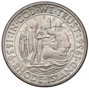 USA, 1/2 Dollar 1936-S - Providence, Rhode Island Dreihundertjahrfeier