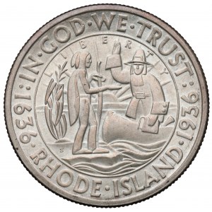 USA, 1/2 dolára 1936-S - Tercentenary Providence, Rhode Island