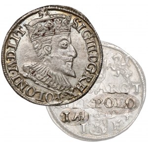 Zygmunt III Waza, Trojak Olkusz 1594 - błąd POLO_IAE
