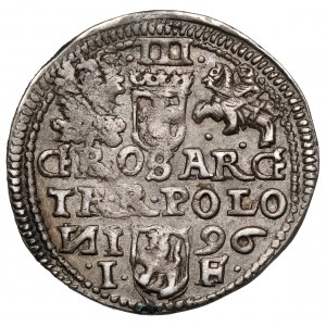 Sigismund III. Vasa, Trojak Olkusz 1596 - umgekehrtes N - sehr selten