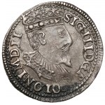 Zygmunt III Waza, Trojak Olkusz 1596 - odwrócone N - b.rzadki