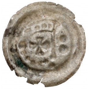 Deutscher Orden, Brakteat Torun - Arm mit Wimpel (1236-1248)