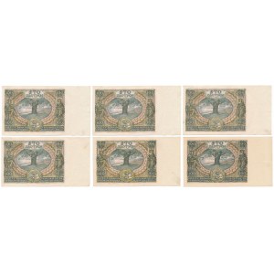 100 złotych 1934 - pakiet (6szt)