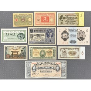 Lot of world banknotes (10pcs)