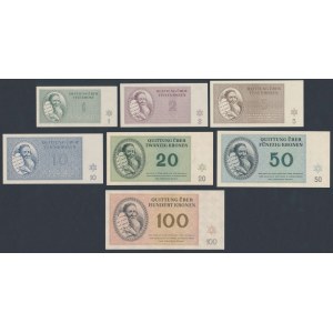 Czech Republic, Terezin Ghetto 1 - 100 Kronen 1943 (7pcs)