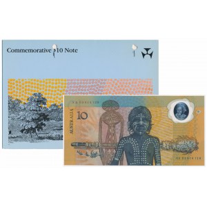 Australia, 10 Dollars 1988 - polymer - in folder