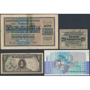 Lot of world banknotes (4pcs)