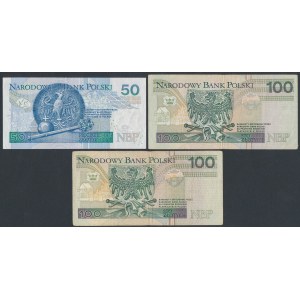 Sada 50 ks a 2x 100 GBP 1994 - nízká čísla včetně náhradních (3ks)