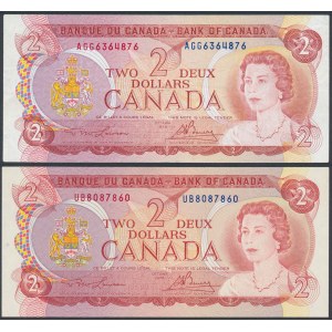 Kanada, 2 Dollars 1974 (2Stück)