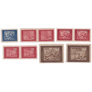 Generalne Gubernatorstwo, Pramienmarke - zestaw znaczków premiowych (9szt)