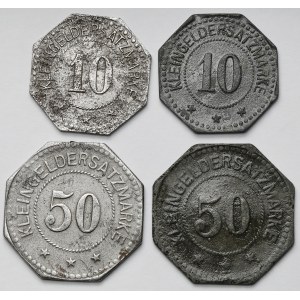 Sensburg (Mrągowo) 10-50 fenig nedatované - sada (4ks)